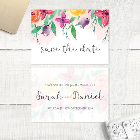Summer Florals - Save the Date