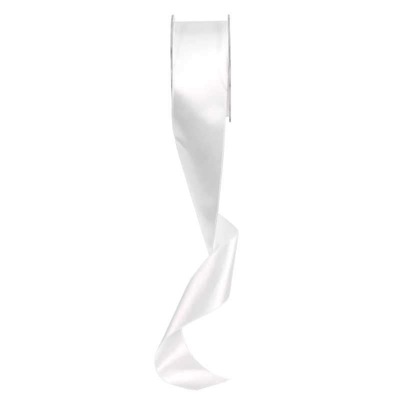 Rx Ribbons Double Faced White Satin Ribbon 50mm – Weddingworx