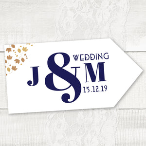 Wedding Road Signs, directional wedding signs