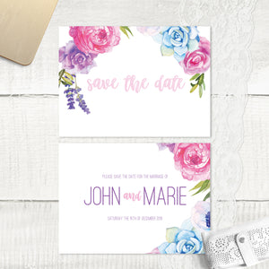 Fab Floral - Save the Date