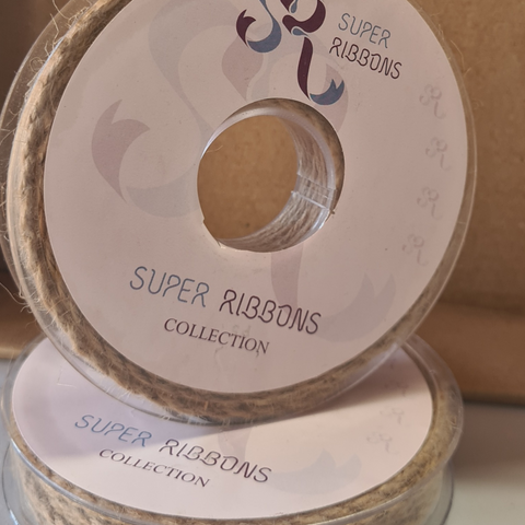 Hessian String 20m roll, ideal for crafting, card making and scrapbooking