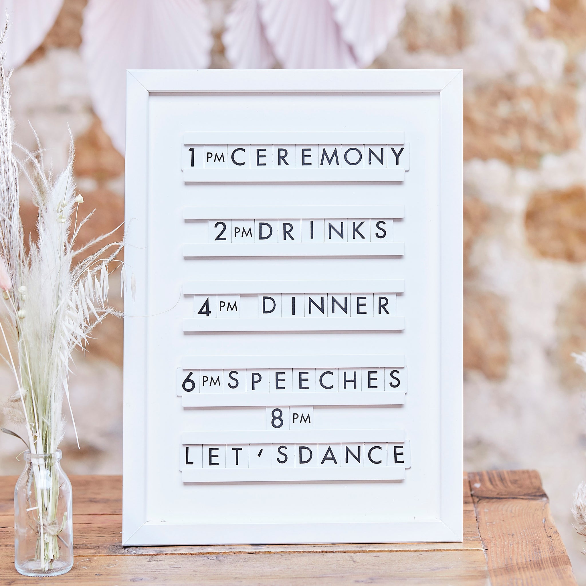 White Letter Display Board, a DIY Sign, compose your own message. this display has so many uses, you will use it time and time again.