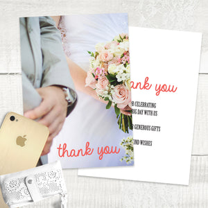 Red Vintage - Thank You Card