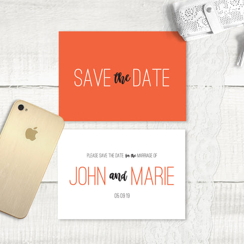 Rustic Love - Save the Date