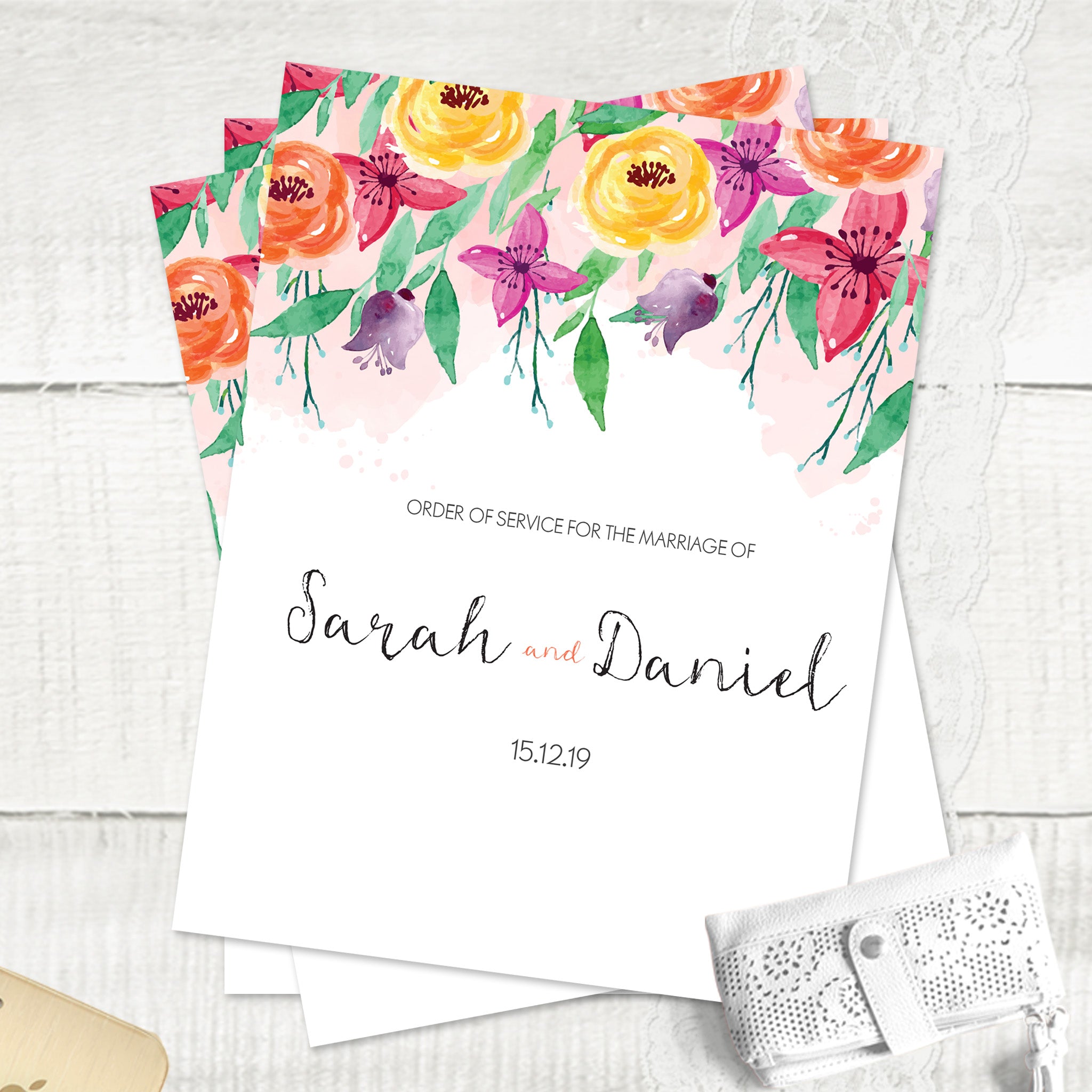 Summer Florals - Order Of Service