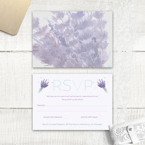 Lovely Lavender - RSVP