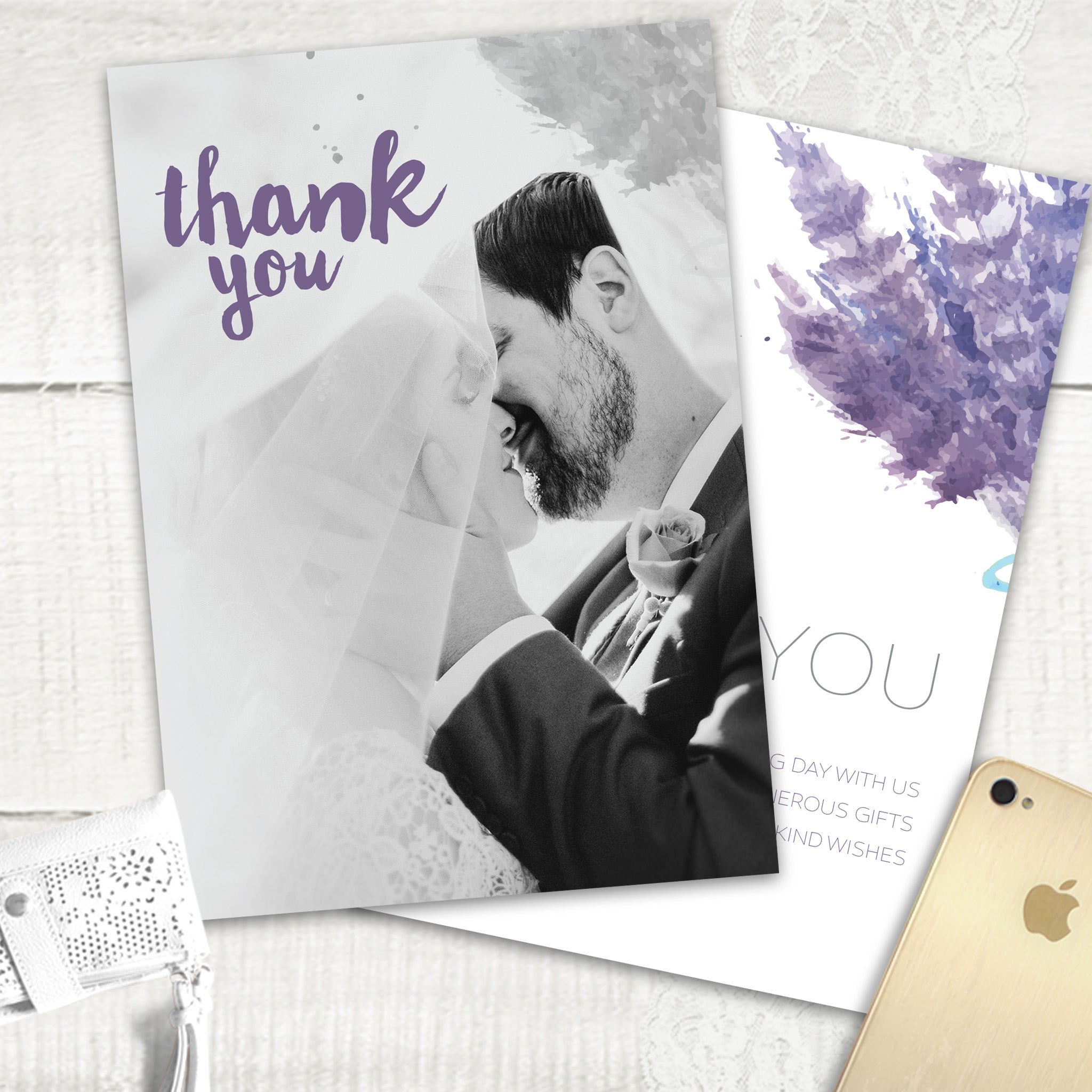 Lovely Lavender - Thank You Card